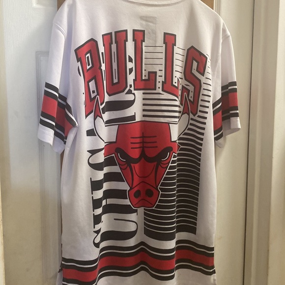 Chicago Bulls “NBA” Jersey’Large Pit -pit 24” length 33” - Picture 6 of 6